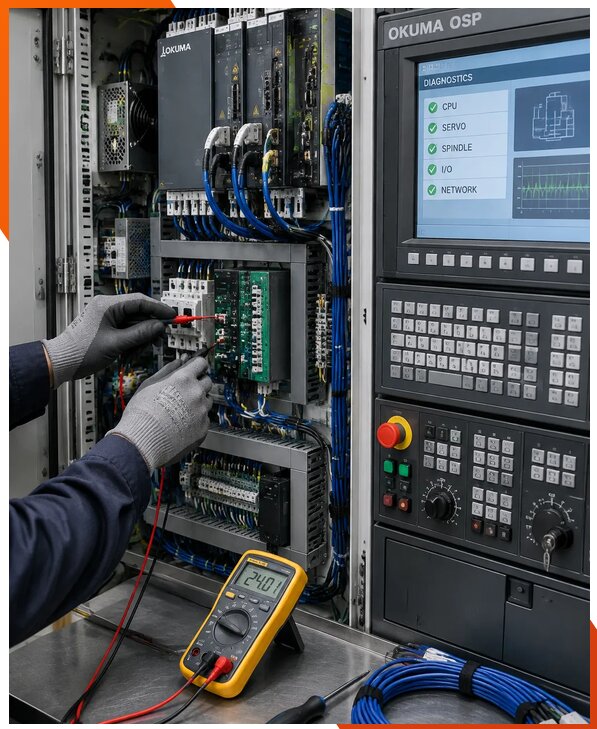 Ремонт систем ЧПУ Okuma OSP в Рубцовске